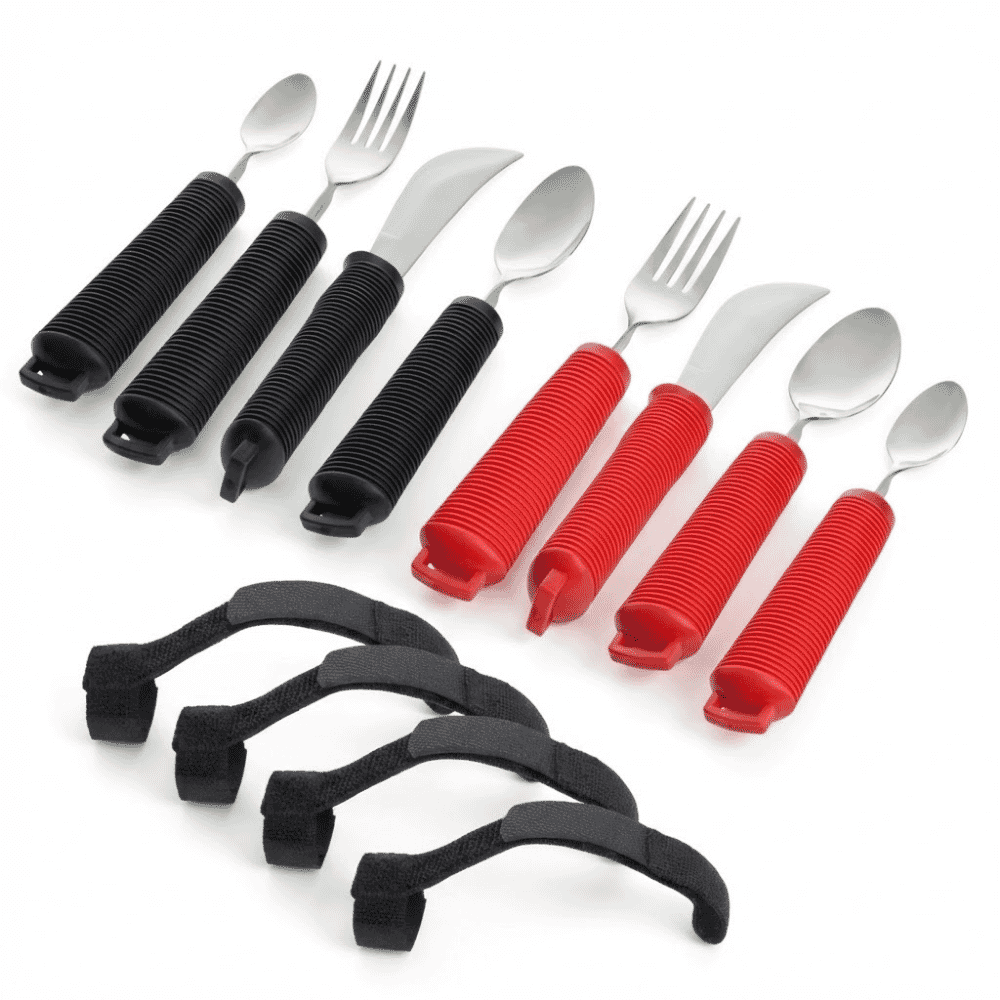 Eight Piece Cutlery Set with Straps