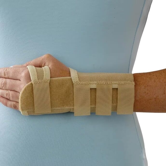 elastic wrist compression splint left