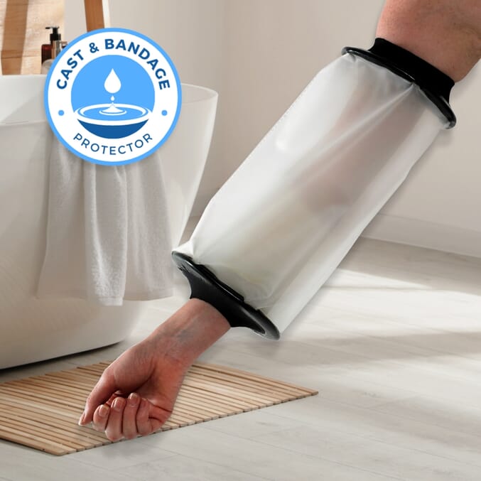 elbow cast and bandage protector 1