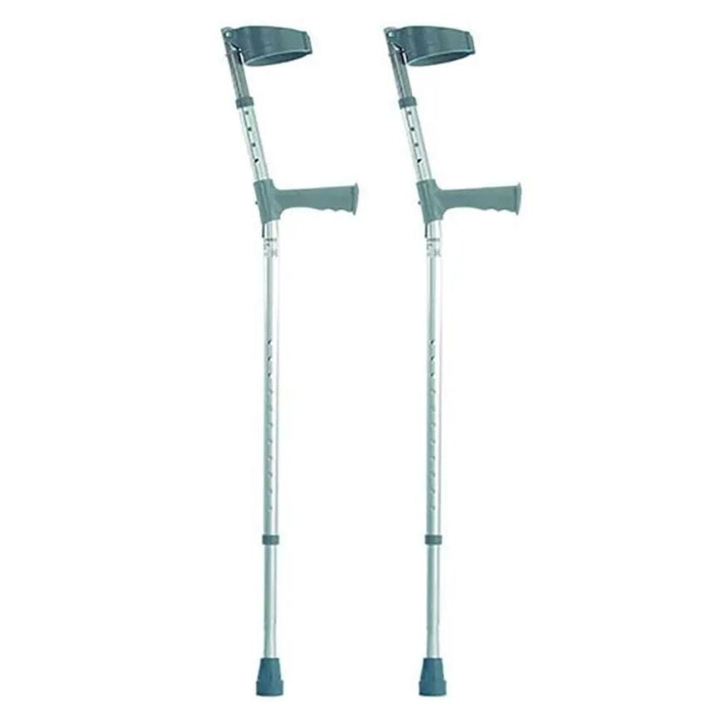 View Elbow Crutches Double Adjustable Extra long information