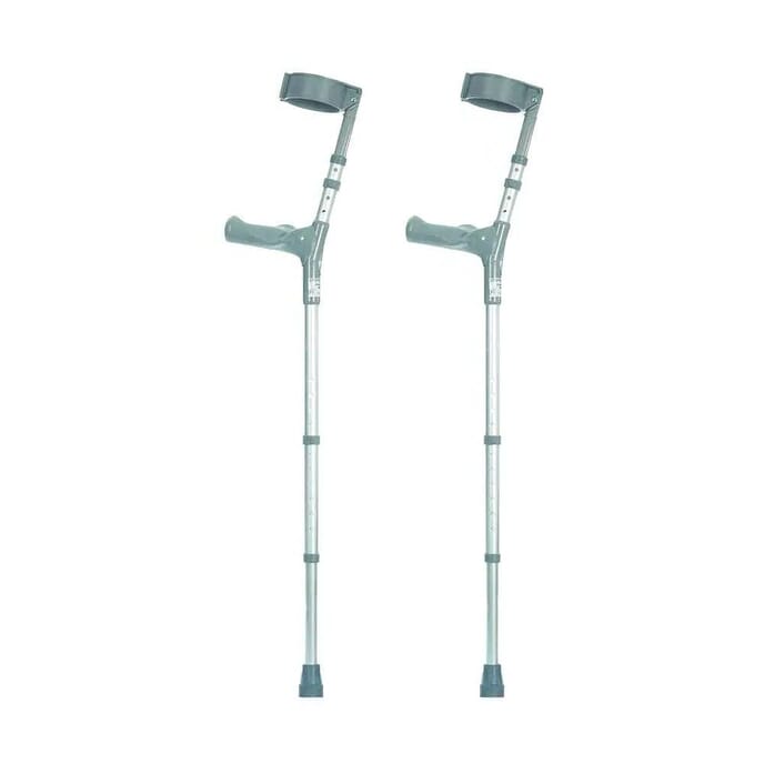 elbow crutches with comfy handle double adjustable crutches long