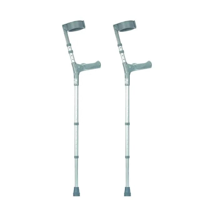 elbow crutches with comfy handle double adjustable crutches regular