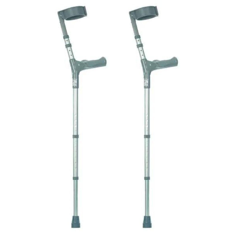 elbow crutches with comfy handles double adjustable adult