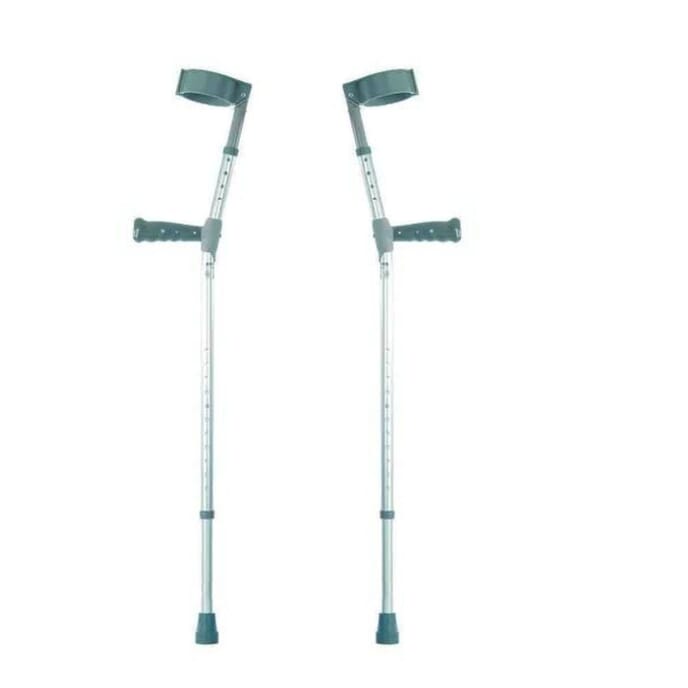 elbow crutches with pvc handles double adjustable adult