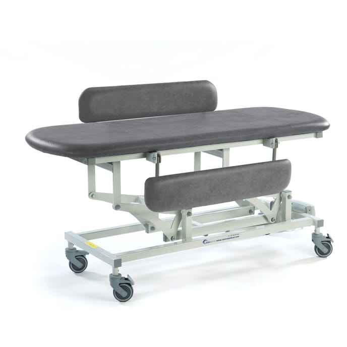 electric sterling changing table dark grey padded sides 1520mm