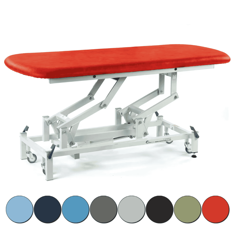 Electric Therapy Hygiene Table with Retractable Wheels