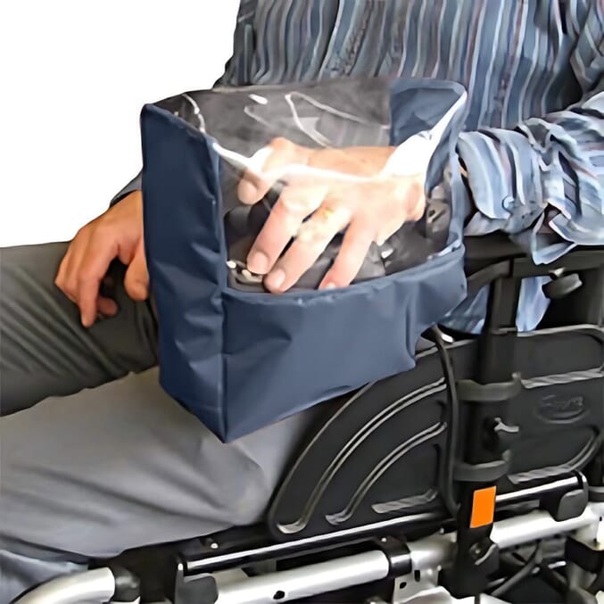 electric wheelchair hand control cover royal blue