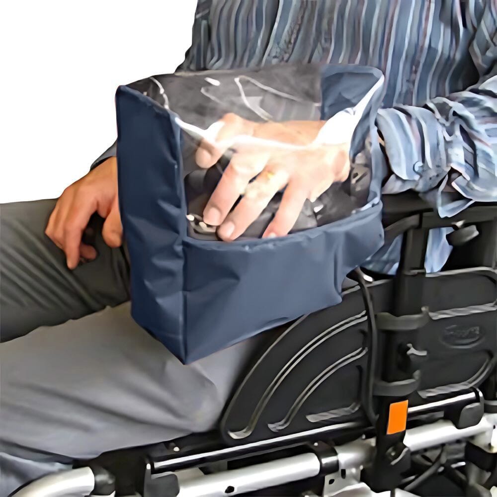 electric wheelchair hand control cover royal blue