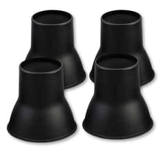 Elephant Feet Furniture Raisers - Black - 14cm