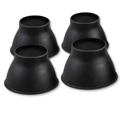 Elephant Feet Furniture Raisers - Black - 9cm