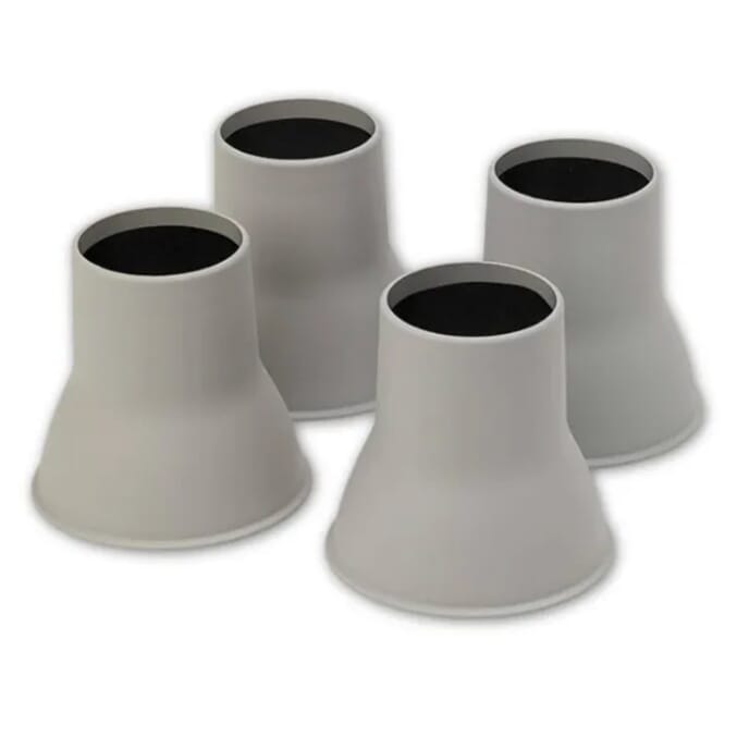elephant feet furniture raisers grey 14cm