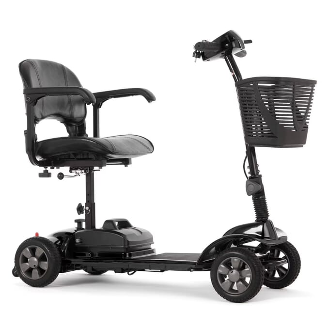 elite lightweight mobility scooter black