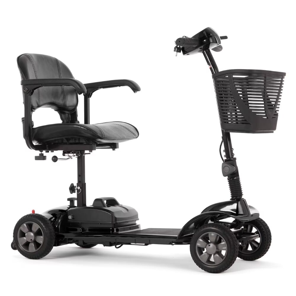elite lightweight mobility scooter black