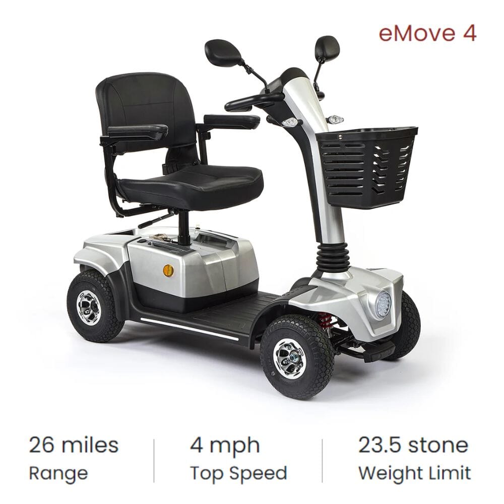 emove mobility scooter 4mph info