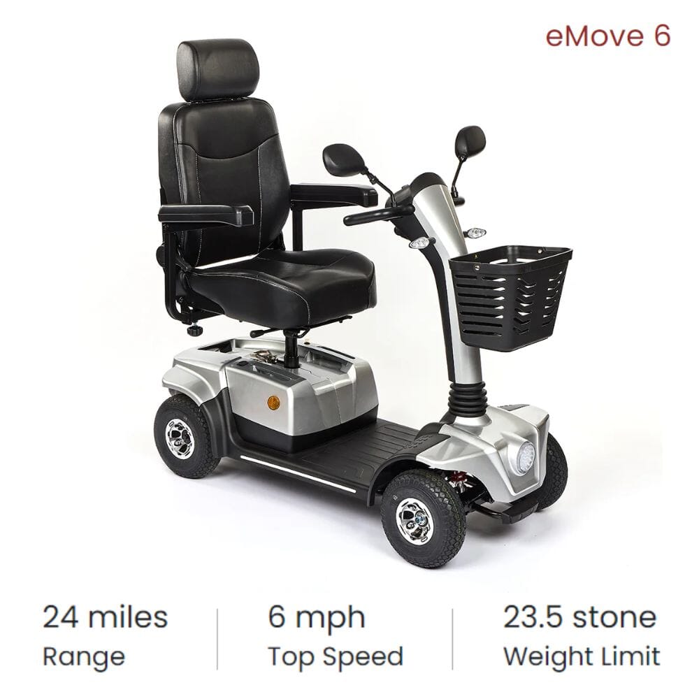 emove mobility scooter 6mph info