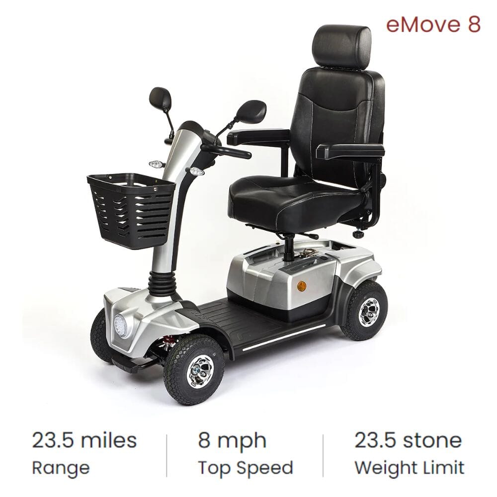 emove mobility scooter 8mph info