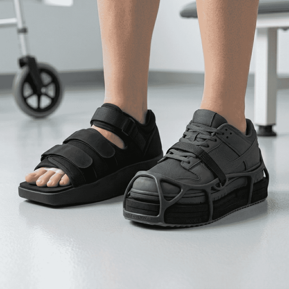 equaliser shoe balancer in use