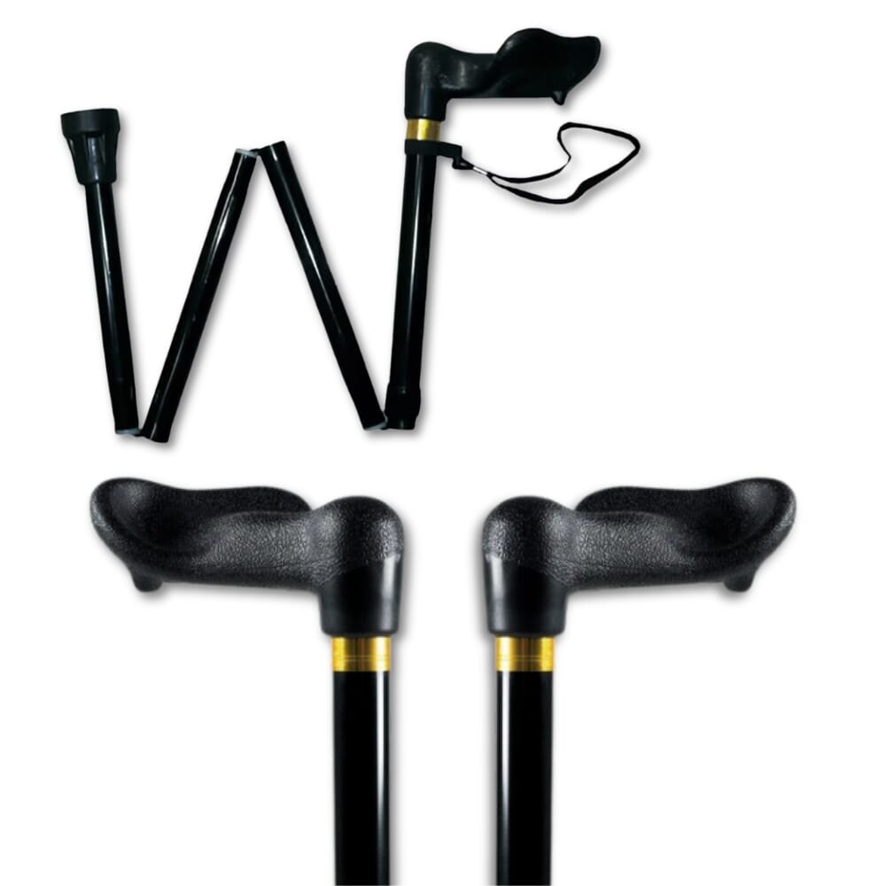 Ergonomic Folding Walking Stick