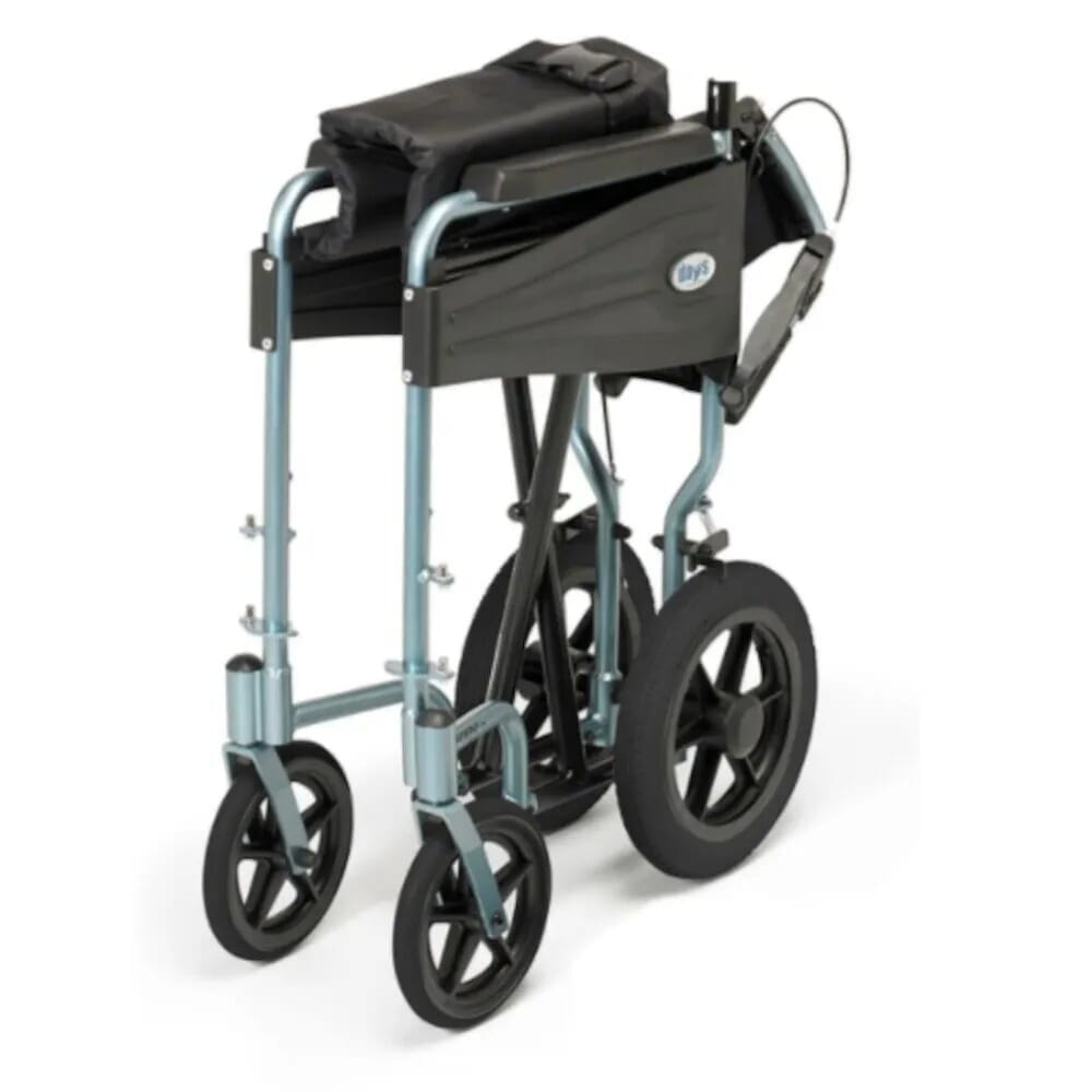 escape attend lite wheelchair folded