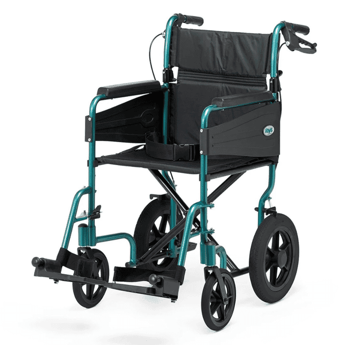 escape attend lite wheelchair racing green