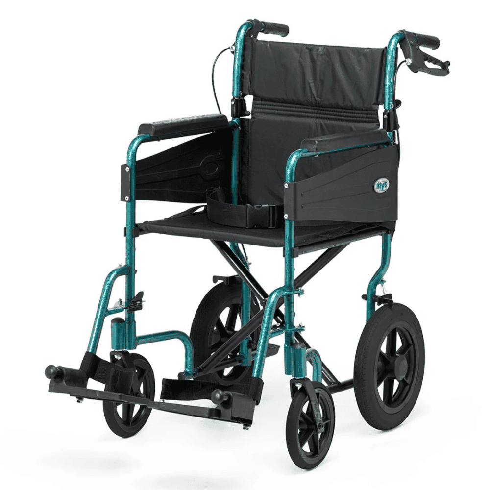 escape attend lite wheelchair racing green