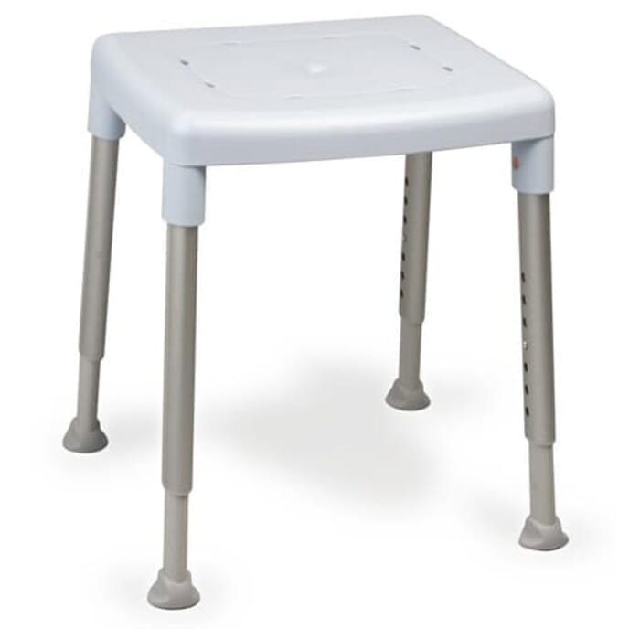 etac adjust shower stool blue standard