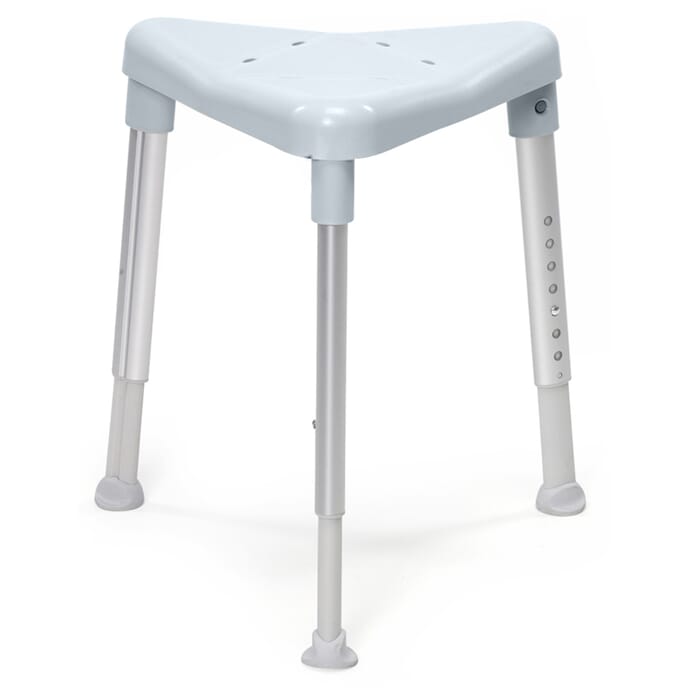 etac compact shower stool blue