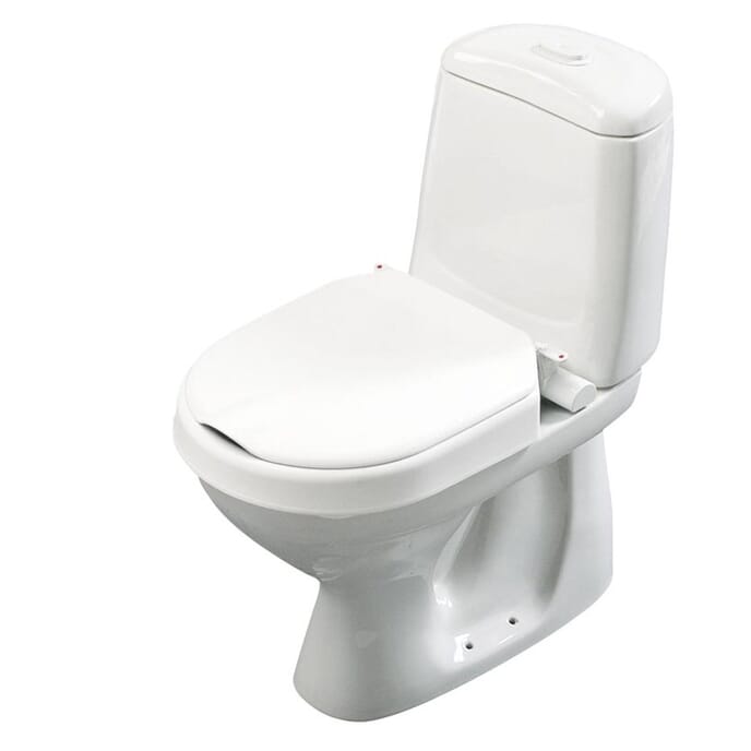 etac hi loo fixed raised toilet seat 6cm