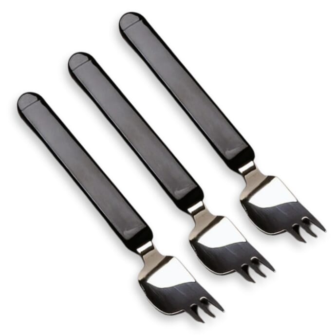 etac light angled cutlery left handed knork pack of 3