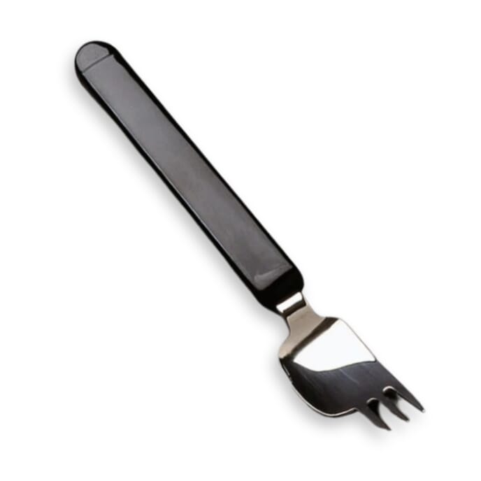 etac light angled cutlery left handed knork