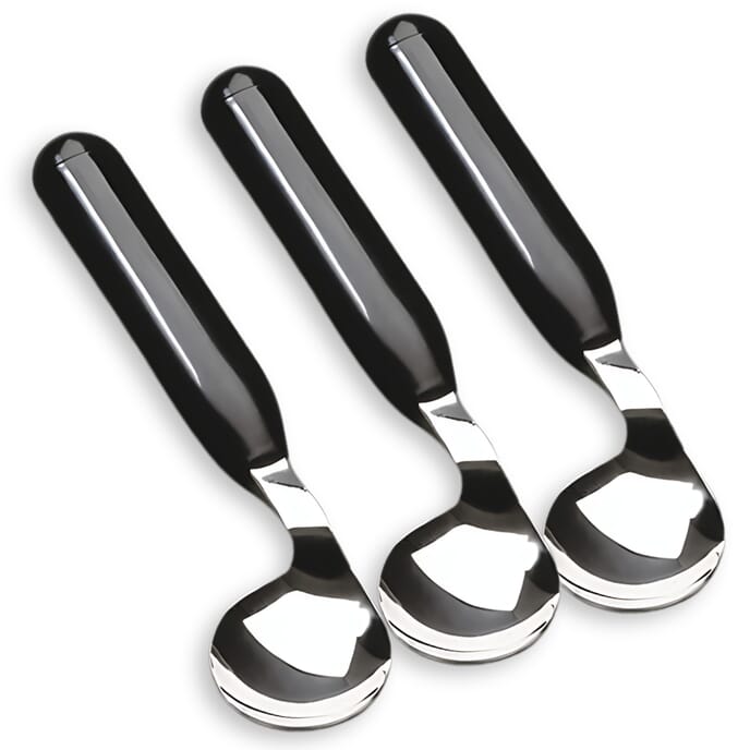 etac light angled cutlery left handed spoon pack of 3