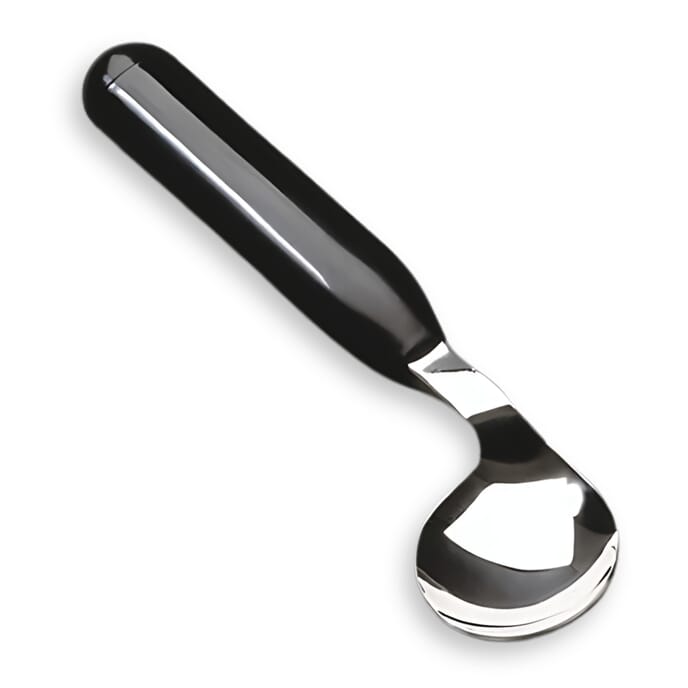 etac light angled cutlery left handed spoon