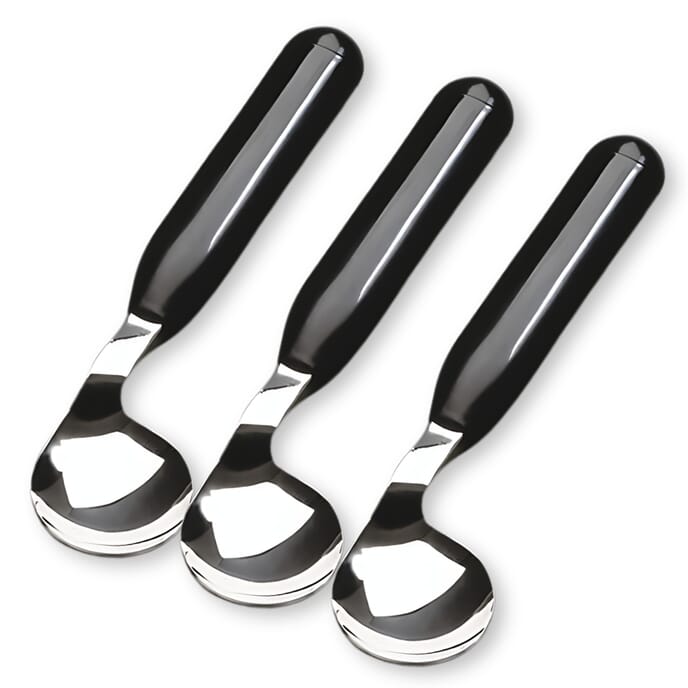 etac light angled cutlery right handed spoon pack of 3