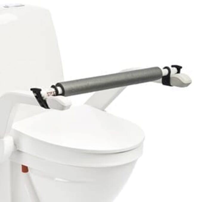 etac raised toilet seat crossbar