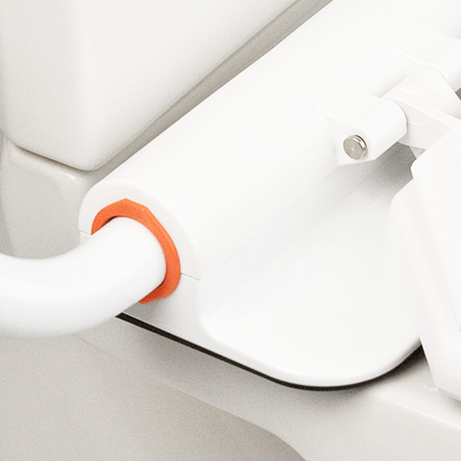 etac supporter toilet seat with armrests arm connection