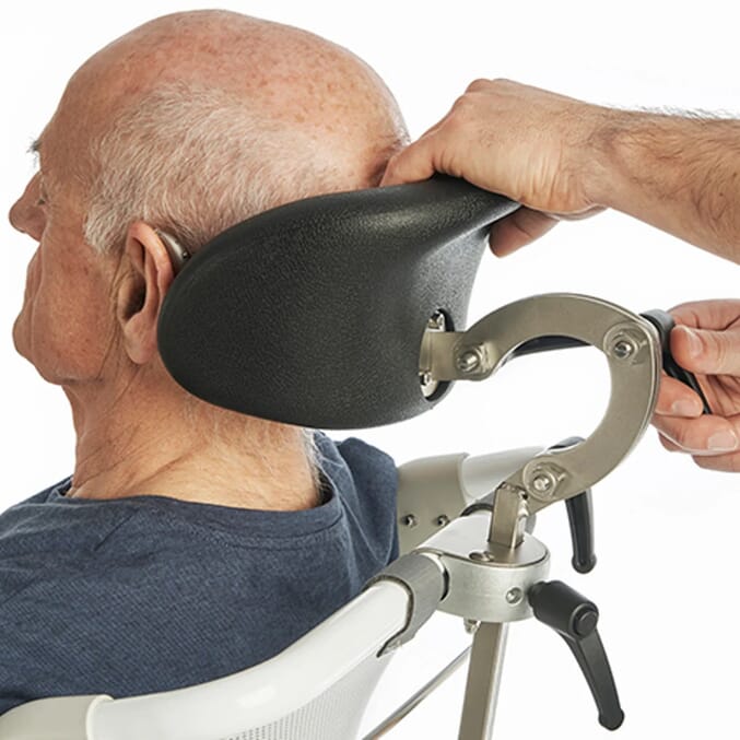 Etac Swift Mobile Shower Commode Chair Accessories - Head Support and ...