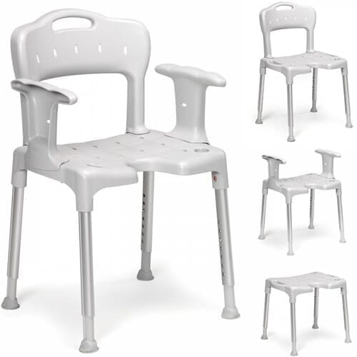View Etac Swift Shower Chair with Cut Out Seat Grey Standard information