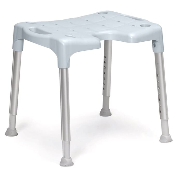 etac swift shower stool blue