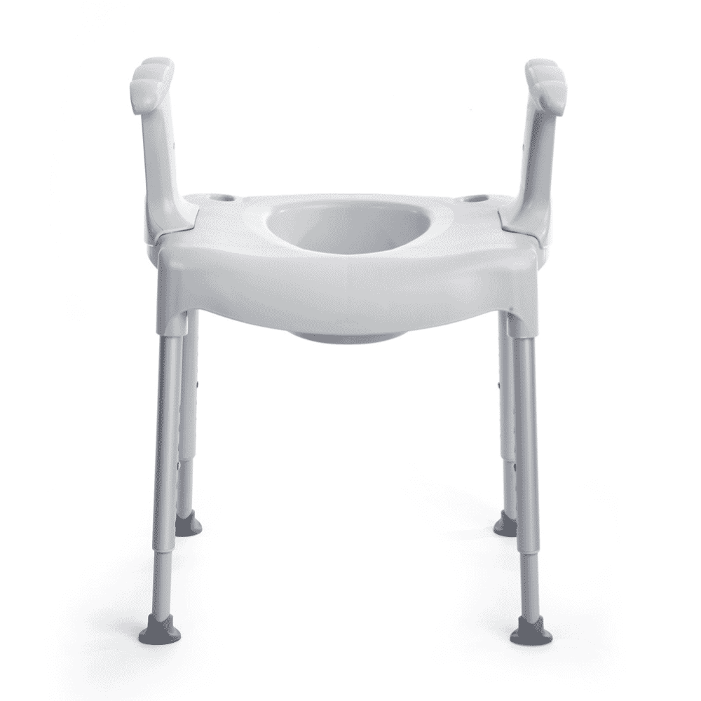 etac swift toilet frame front