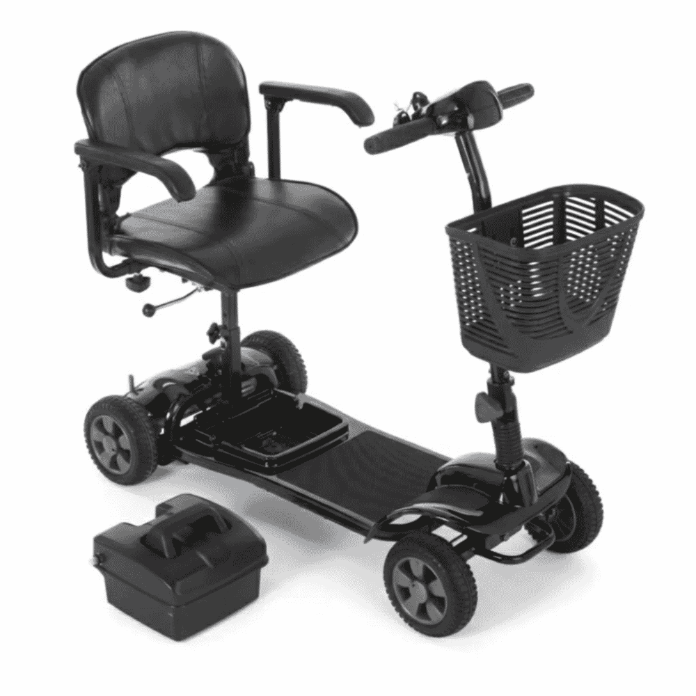 etravel portable mobility scooter black