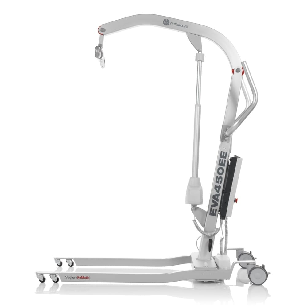 eva 450ee mobile hoist with low legs