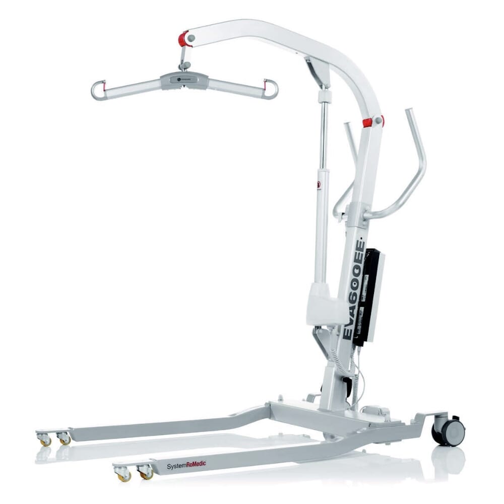 eva600ee mobile hoist with low legs