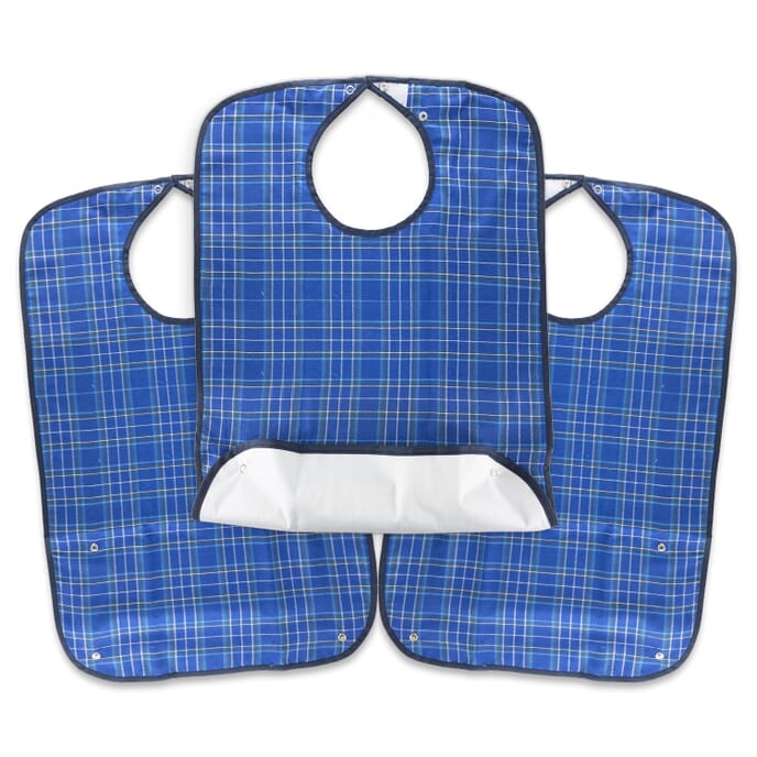 everyday bib medium blue pack of 3