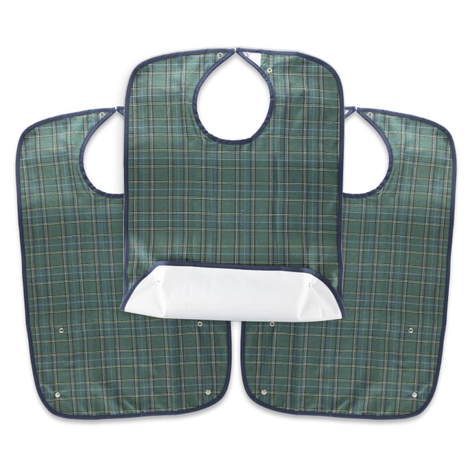 everyday bib medium green pack of 3