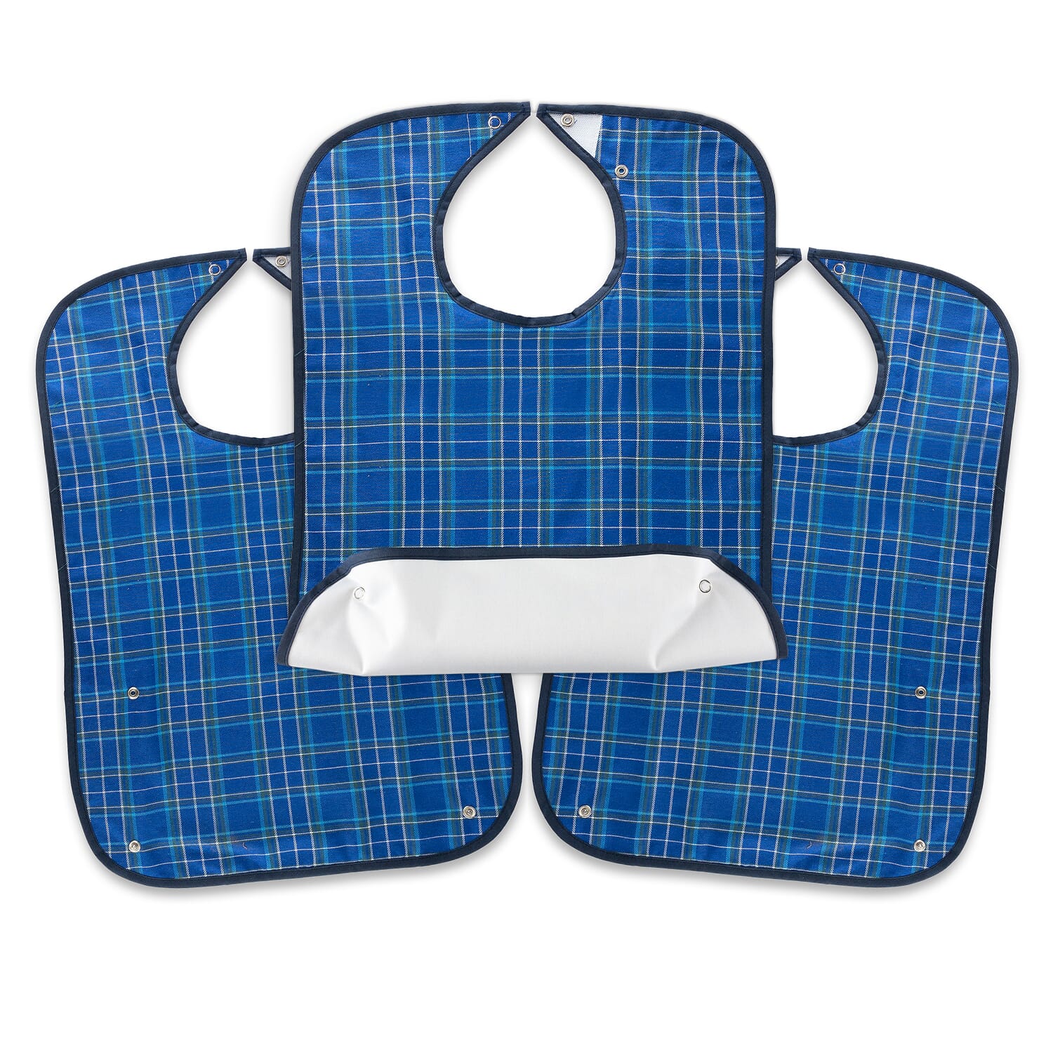 View Everyday Bib Small Blue Pack of 3 information