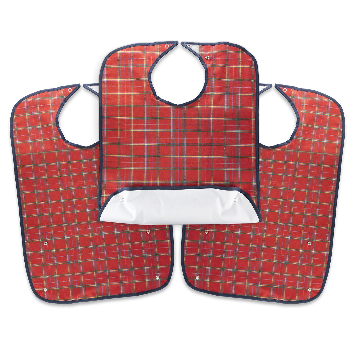 View Everyday Bib Small Red Pack of 3 information