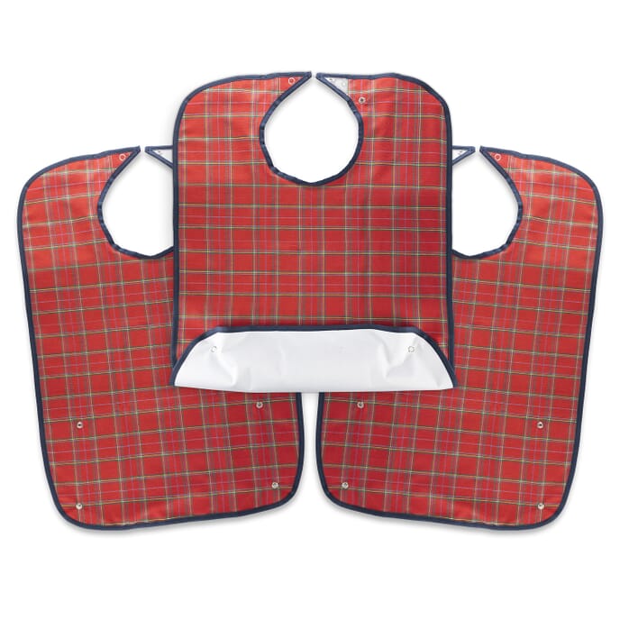 everyday bib small red pack of 3