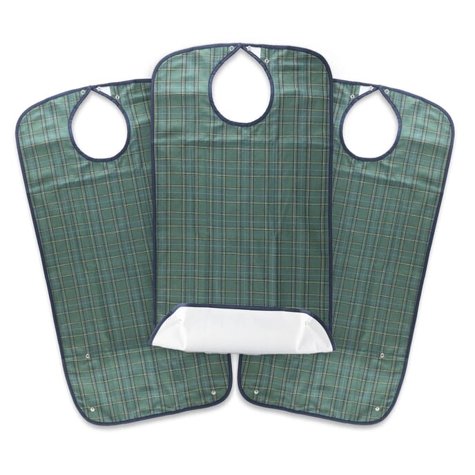 everyday bib triple pack large green