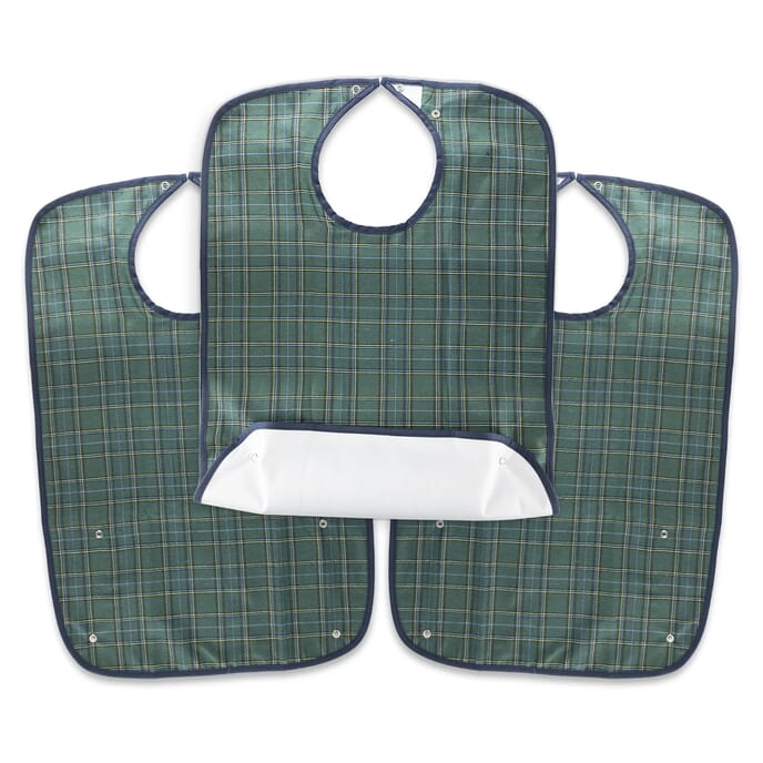 everyday bib triple pack medium green