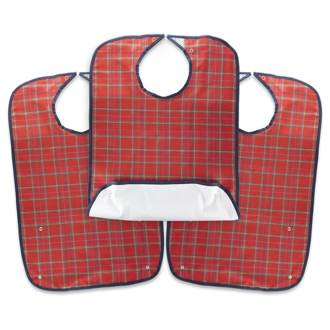 everyday bib triple pack medium red